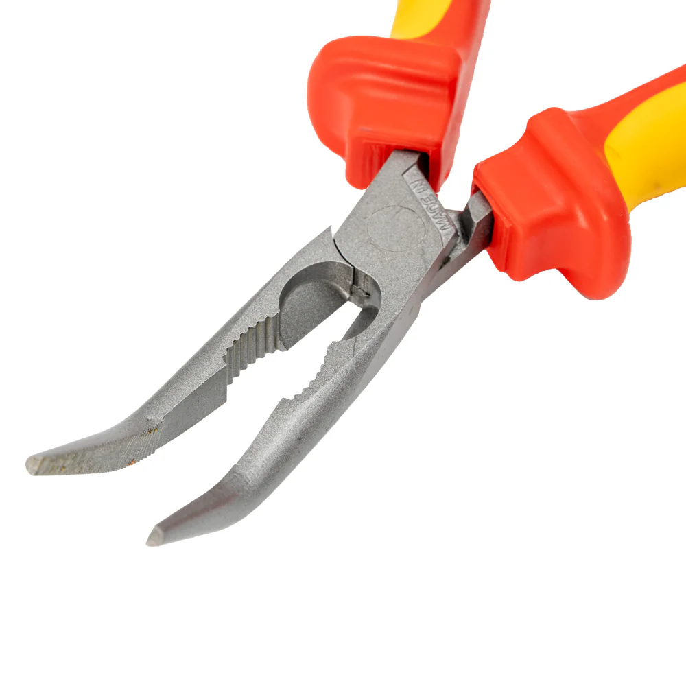 CK T39070A 200 RedLine VDE Bent Snipe Nose Plier 200mm - Image 3
