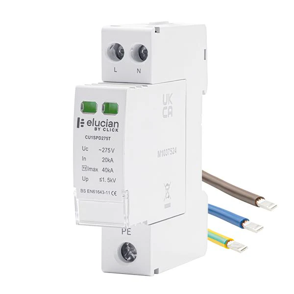 Click CU1SPD275T 2 Pole 1 Module 40kA Type-2 SPD
