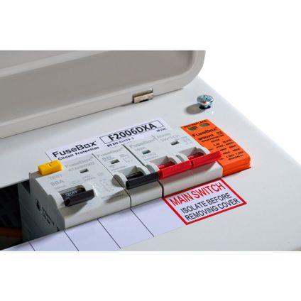 FuseBox F2006DXA 6 Way Dual RCD Consumer Unit SPD - Image 4