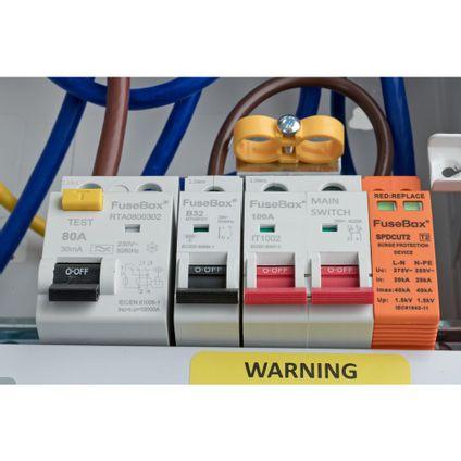FuseBox F2010DXA 10 Way Dual RCD Consumer Unit SPD - Image 3