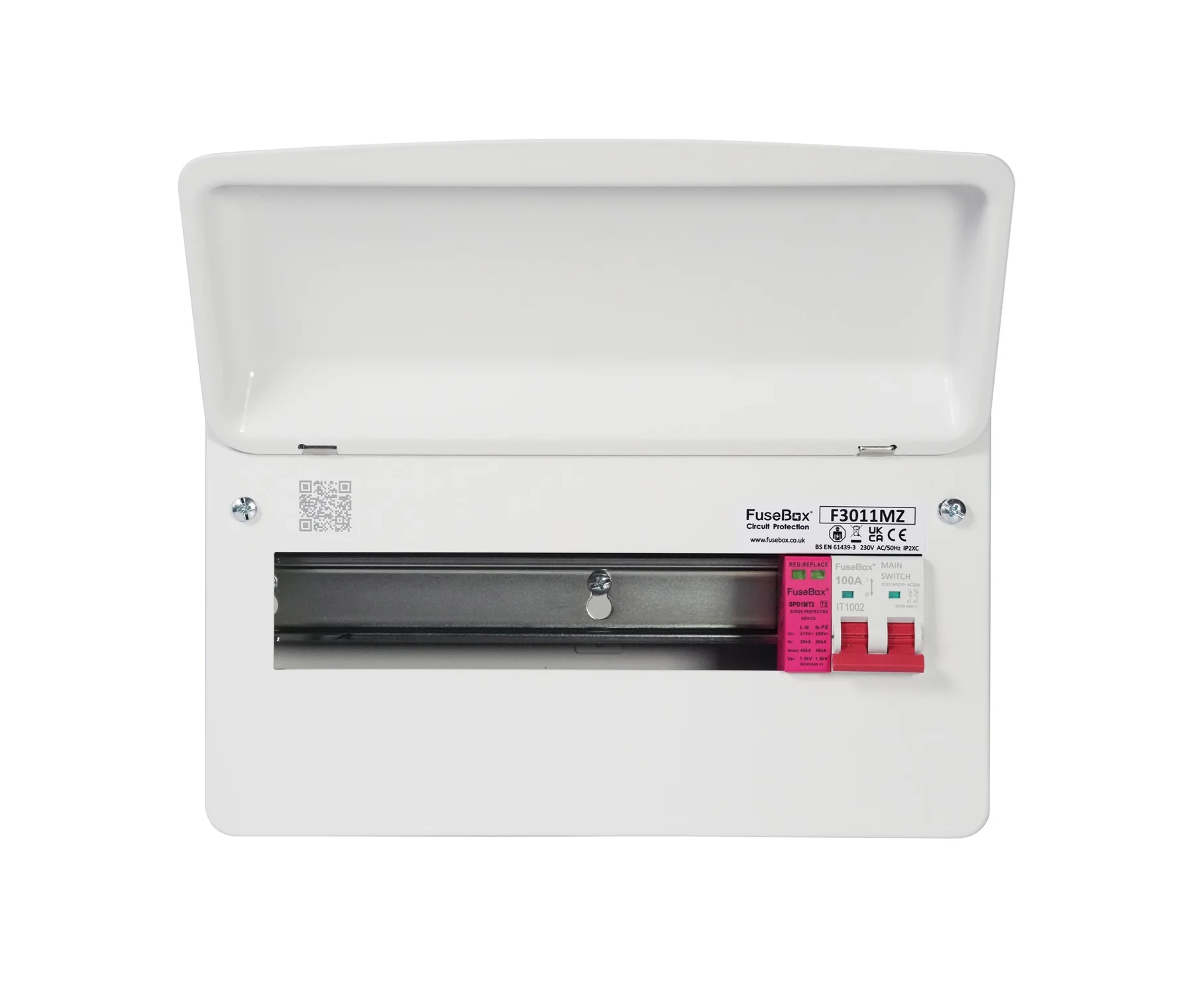 FuseBox F3011MZ 11 Way RCBO Consumer Unit With T2 SPD