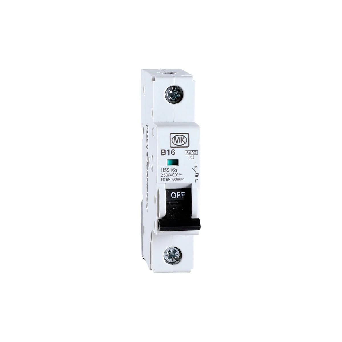 MK Sentry MCB Single Pole 6kA B Curve - Image 4