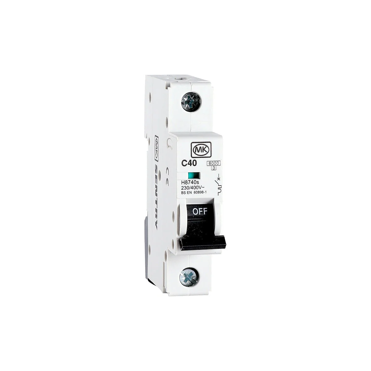 MK Sentry MCB Single Pole 6kA C Curve - Image 8