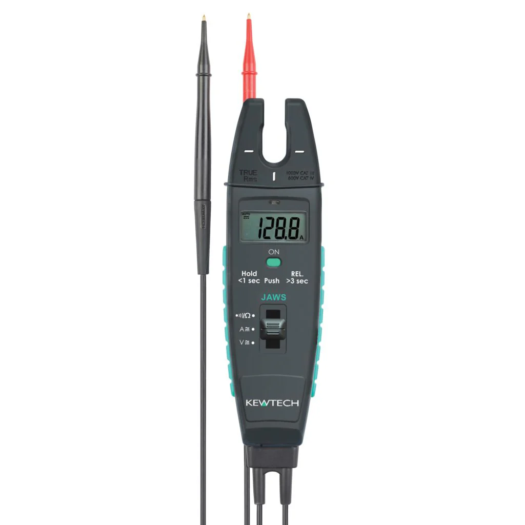 Kewtech KT66DL Multifunction Tester & JAWS Current, Voltage & Resistance Clamp Meter - Image 3