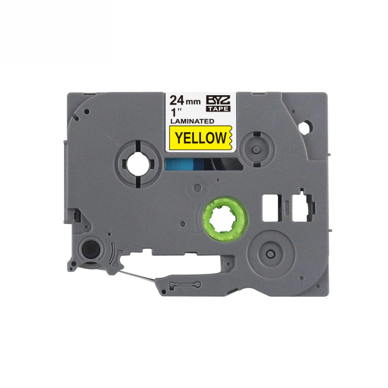 Unbranded Label Cartridge Black on Yellow - Image 3