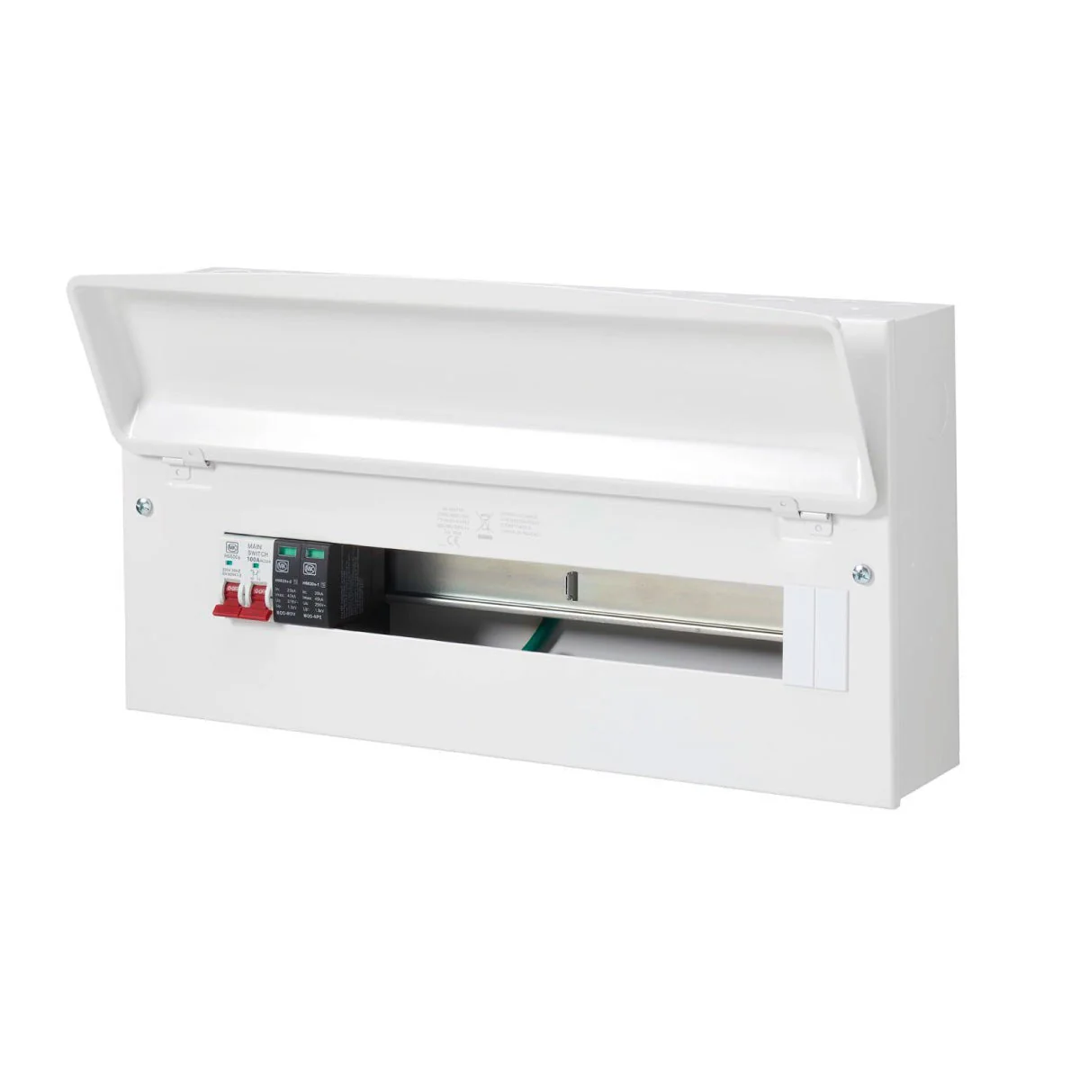 MK Sentry Y5721SMET 19 Useable Way Main Switch RCBO Consumer Unit