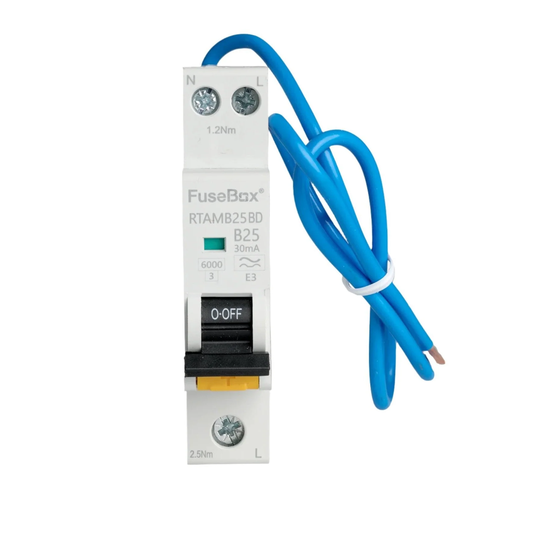 FuseBox Bidirectional Mini RCBO B Curve 6kA 30mA Type A - Image 5