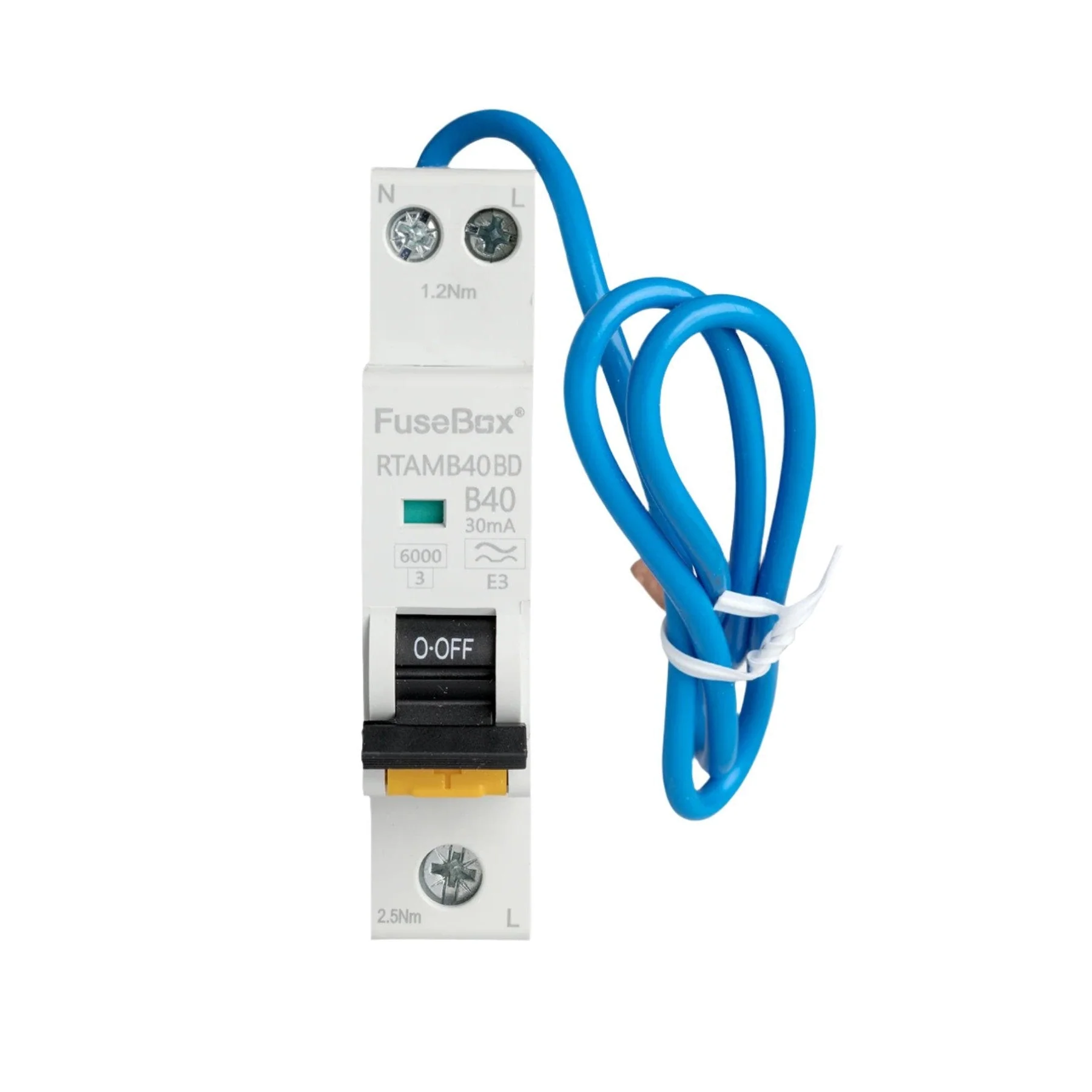 FuseBox Bidirectional Mini RCBO B Curve 6kA 30mA Type A - Image 7