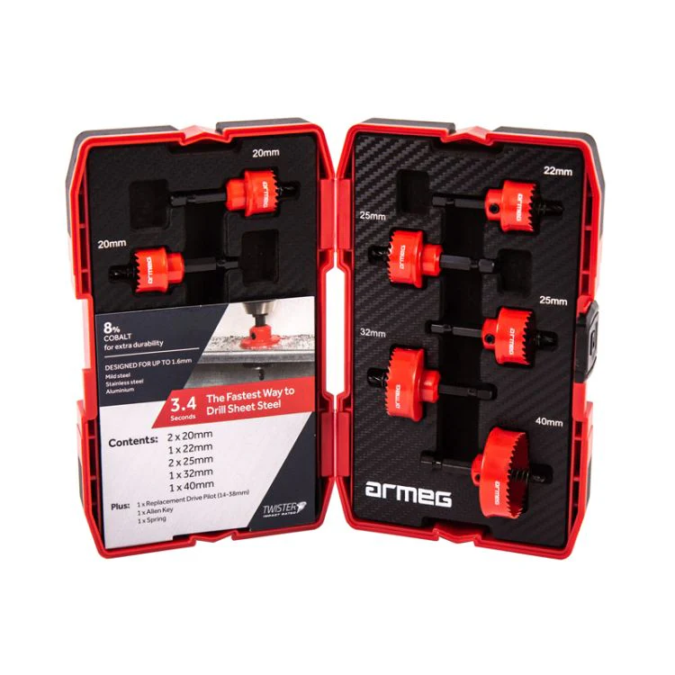 Armeg SSH7PCSET 7 Piece Holesaw Set - Image 2