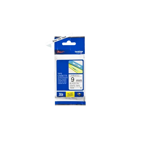 Brother Label Cartridge Black on White - Image 3